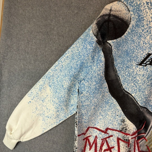 Vintage LA Lakers Magic Johnson Sweatshirt NBA Medium DEADSTOCK Graphic 90’s T’s - Picture 4 of 16